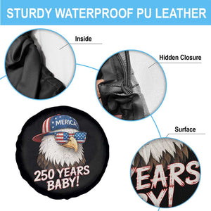 250th Anniversary USA 250 Years Baby Bald Eagle Spare Tire Cover TS11 Print Your Wear