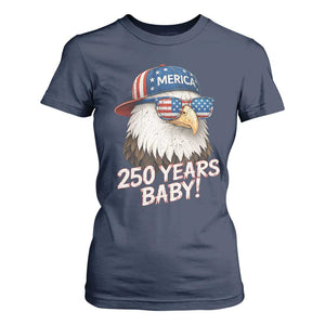 250th Anniversary USA 250 Years Baby Bald Eagle T Shirt For Women TS11 Navy Print Your Wear