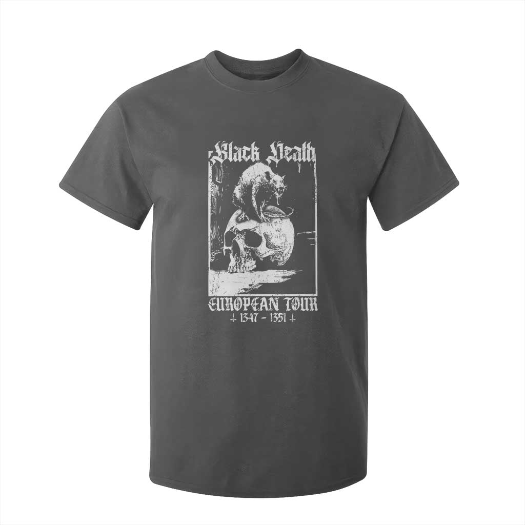 Black Death European Tour T Shirt For Kid Plague Rat Medieval History Skull Gothic TS11 Dark Heather Print Your Wear