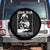 Black Death European Tour Spare Tire Cover Plague Rat Medieval History Skull Gothic TS11 No hole Black Print Your Wear