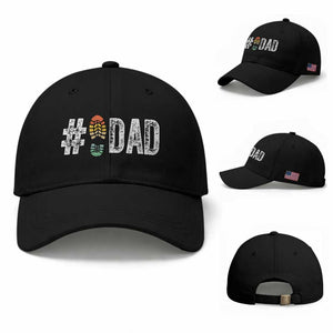 Funny Number Stepdad Bonus Dad Father's Day Baseball Cap TS11 Baseball Cap Universal Fit Black Print Your Wear