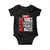 No Kings No Fascists No Tyrants No Nazis 8647 Baby Onesie TS11 Black Print Your Wear
