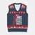 No Kings No Fascists No Tyrants No Nazis 8647 V-Neck Knit Sweater Vest - Print Your Wear