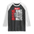 No Kings No Fascists No Tyrants No Nazis 8647 Raglan Shirt TS11 Black White Print Your Wear