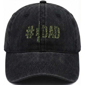 Funny No 1 Hunting Dad Washed Cotton Baseball Cap Number One Hunter Fathers Day TS11 Print Your Wear