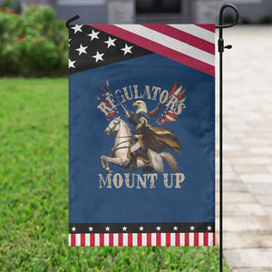 Funny Regulators Mount Up 4th Of July George Washington Patriotic Garden Flag American Flag Eagle TS11 Classic Blue Black Print Your Wear