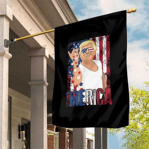 Funny Patriotic Trump Merica Garden Flag Vintage American Flag 4th of July TS11 Print Your Wear