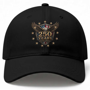 250th Anniversary USA Bald Eagle Baseball Cap 250 Years 4th of July 1776 2026