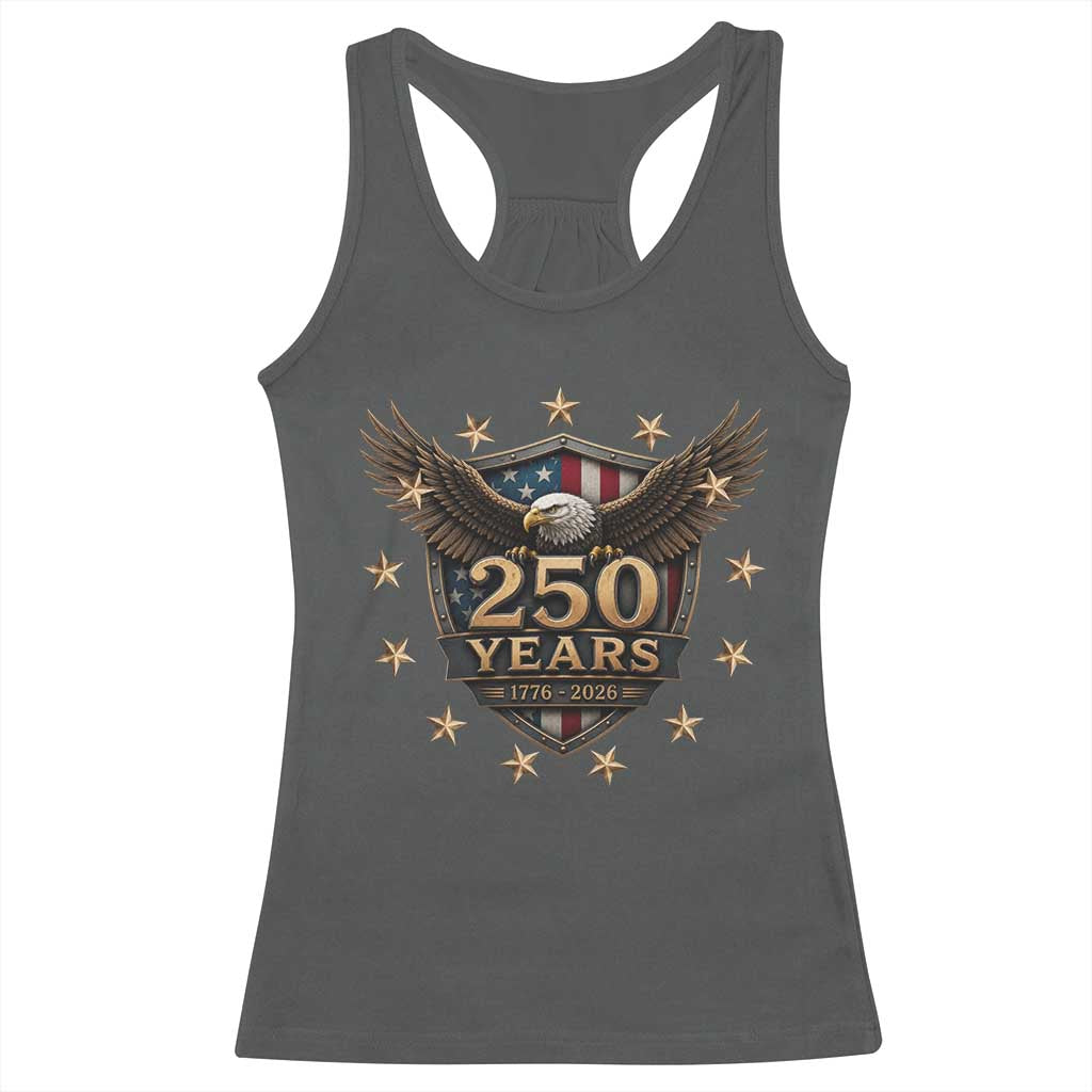 250th Anniversary USA Bald Eagle Racerback Tank Top 250 Years 4th of July 1776 2026