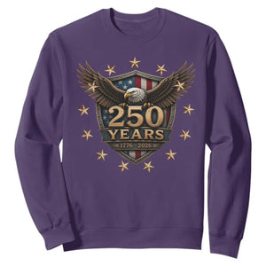 250th Anniversary USA Bald Eagle Sweatshirt 250 Years 4th of July 1776 2026