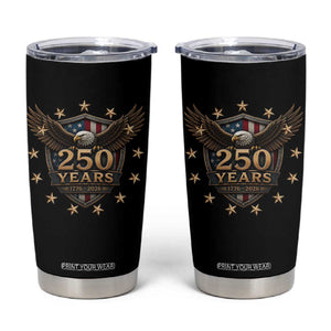 250th Anniversary USA Bald Eagle Tumbler Cup 250 Years 4th of July 1776 2026