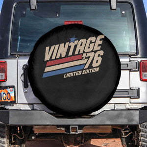 50th Birthday Spare Tire Cover Vintage 1976 50 Years Old Birthday USA Stripes