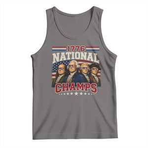 1776 National Champs Founding Father Tank Top Funny 4th of July Patriotic