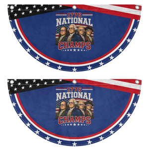 1776 National Champs Founding Father Patriotic Fan Flag Funny 4th of July