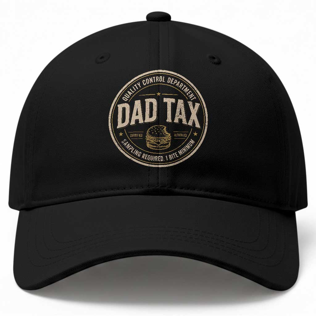 Dad Tax Quality Control Department Baseball Cap Funny Father Snack Checker TS11 Print Your Wear