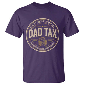 Dad Tax Quality Control Department T Shirt Funny Father Snack Checker