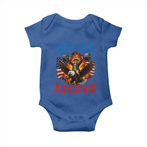 WTF Is A Kilogram Baby Onesie Funny George Washington 4th of July Gym Workout
