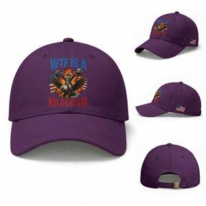 WTF Is A Kilogram Baseball Cap Funny George Washington 4th of July Gym Workout