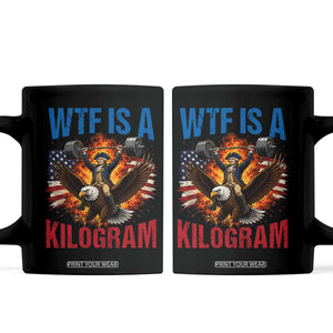 WTF Is A Kilogram Coffee Mug Funny George Washington 4th of July Gym Workout