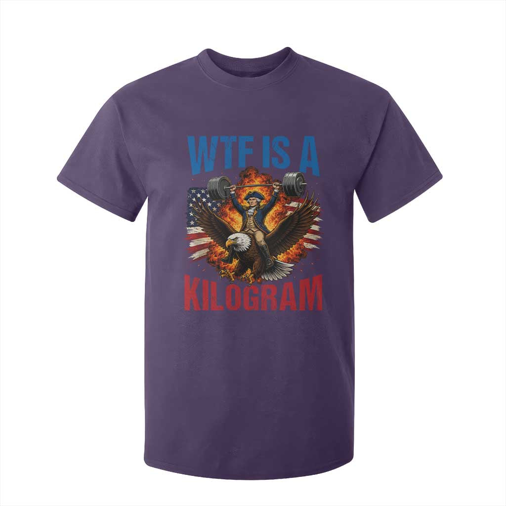 WTF Is A Kilogram T Shirt For Kid Funny George Washington 4th of July Gym Workout