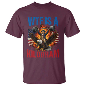 WTF Is A Kilogram T Shirt Funny George Washington 4th of July Gym Workout