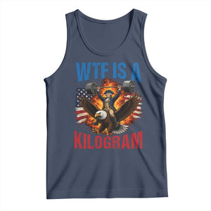 WTF Is A Kilogram Tank Top Funny George Washington 4th of July Gym Workout