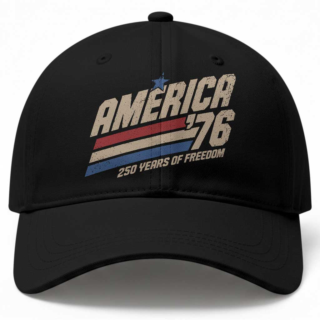 250th Anniversary USA America 76 Baseball Cap 250 Years Of Freedom 1776 2026 Retro