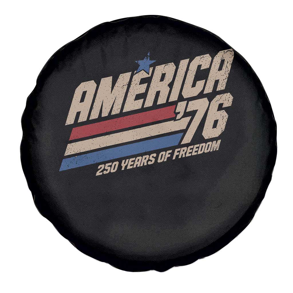250th Anniversary USA America 76 Spare Tire Cover 250 Years Of Freedom 1776 2026 Retro TS11 Print Your Wear
