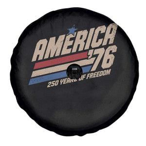 250th Anniversary USA America 76 Spare Tire Cover 250 Years Of Freedom 1776 2026 Retro TS11 Print Your Wear