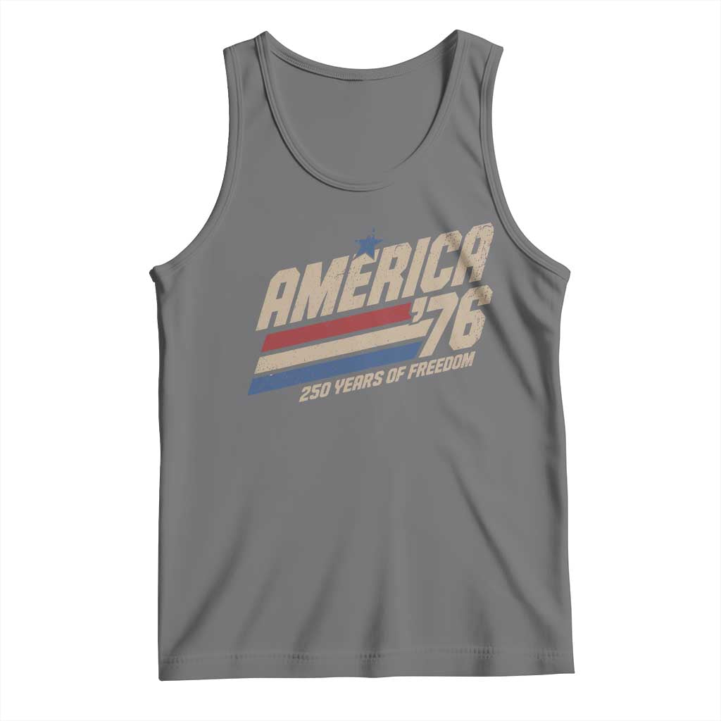 250th Anniversary USA America 76 Tank Top 250 Years Of Freedom 1776 2026 Retro