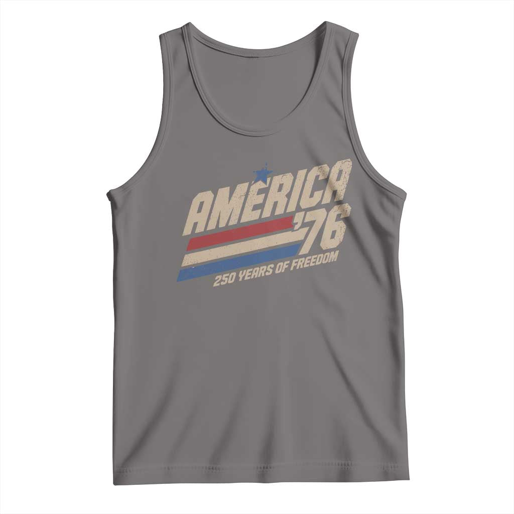250th Anniversary USA America 76 Tank Top 250 Years Of Freedom 1776 2026 Retro