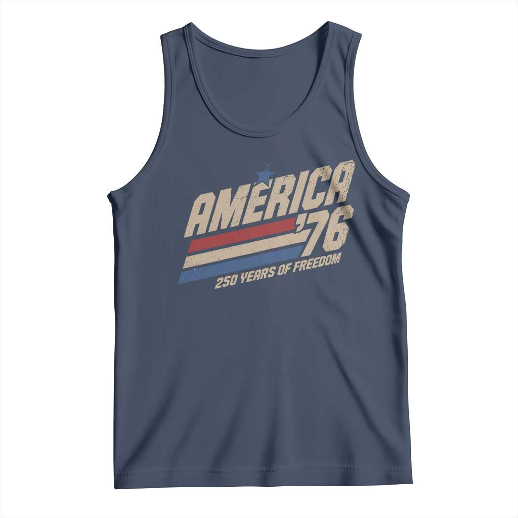 250th Anniversary USA America 76 Tank Top 250 Years Of Freedom 1776 2026 Retro