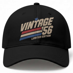 70th Birthday Baseball Cap Vintage 1956 70 Years Old Birthday USA Stripes TS11 Print Your Wear