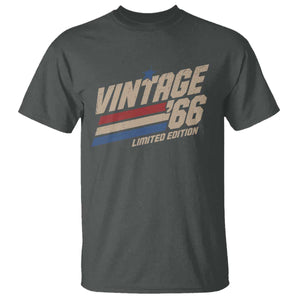 60th Birthday T Shirt Vintage 1966 60 Years Old Birthday USA Stripes