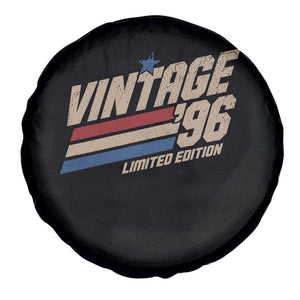 30th Birthday Spare Tire Cover Vintage 1996 30 Years Old Birthday USA Stripes