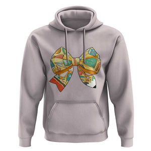 Funny Back To School Hoodie Cute Coquettes School Supplies Bow First Day TS11 Ice Gray Print Your Wear