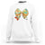 Funny Back To School Sweatshirt Cute Coquettes School Supplies Bow First Day TS11 White Print Your Wear