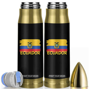 Ecuadorian Heritage Brushstroke Ecuador Flag Graphic Bullet Tumbler