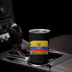 Ecuadorian Heritage Brushstroke Ecuador Flag Graphic Tumbler Cup