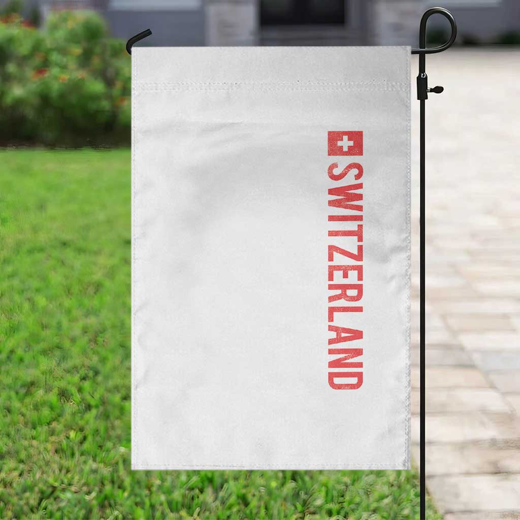 Switzerland Heritage Vintage Swiss Flag Schweiz Garden Flag