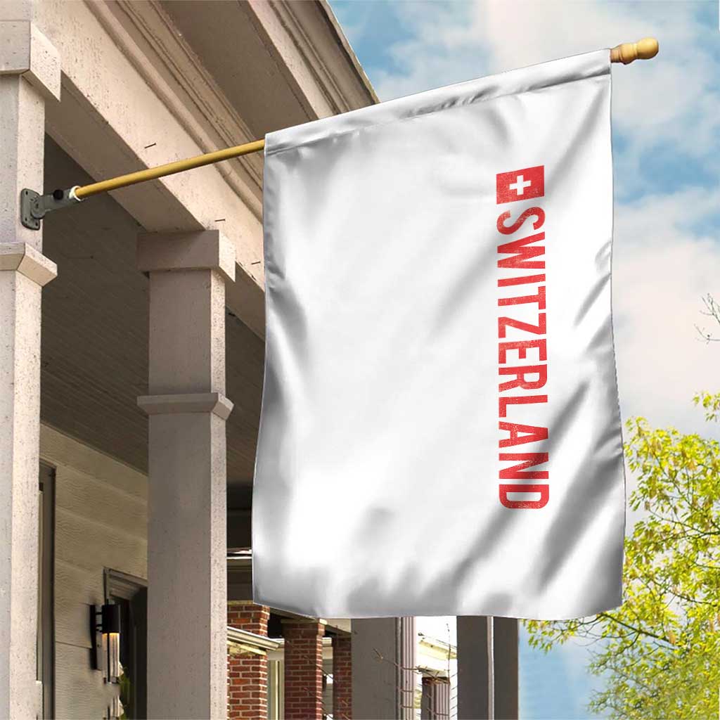Switzerland Heritage Vintage Swiss Flag Schweiz Garden Flag