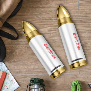 Switzerland Heritage Vintage Swiss Flag Schweiz Bullet Tumbler