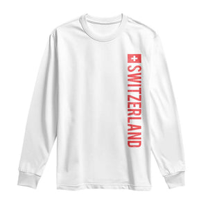 Switzerland Heritage Vintage Swiss Flag Schweiz Long Sleeve Shirt