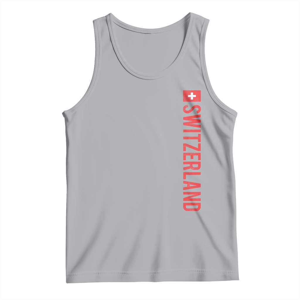 Switzerland Heritage Vintage Swiss Flag Schweiz Tank Top