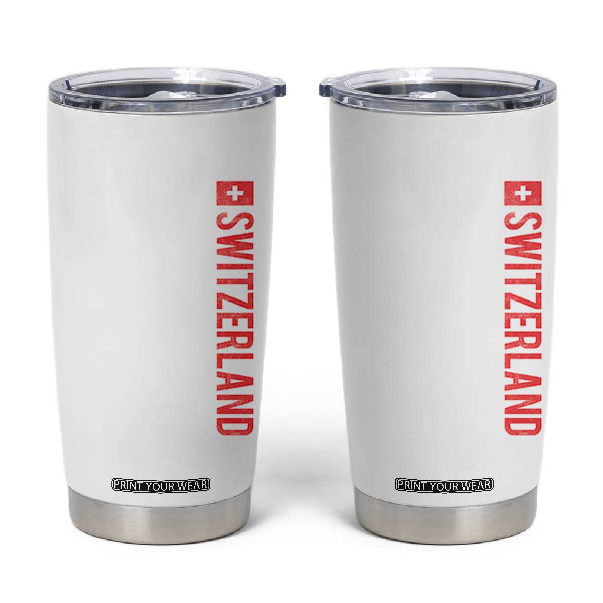 Switzerland Heritage Vintage Swiss Flag Schweiz Tumbler Cup