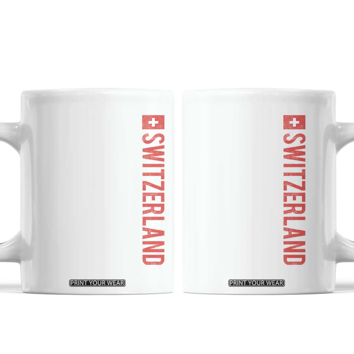 Switzerland Heritage Vintage Swiss Flag Schweiz Coffee Mug