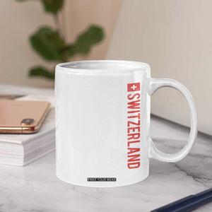 Switzerland Heritage Vintage Swiss Flag Schweiz Coffee Mug