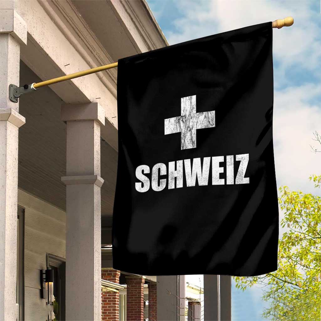 Schweiz Swiss German Vintage Cross Flag Switzerland Roots Garden Flag