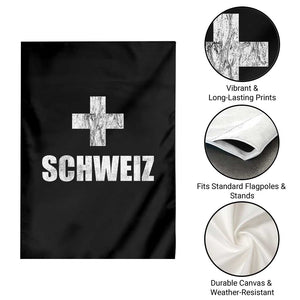 Schweiz Swiss German Vintage Cross Flag Switzerland Roots Garden Flag