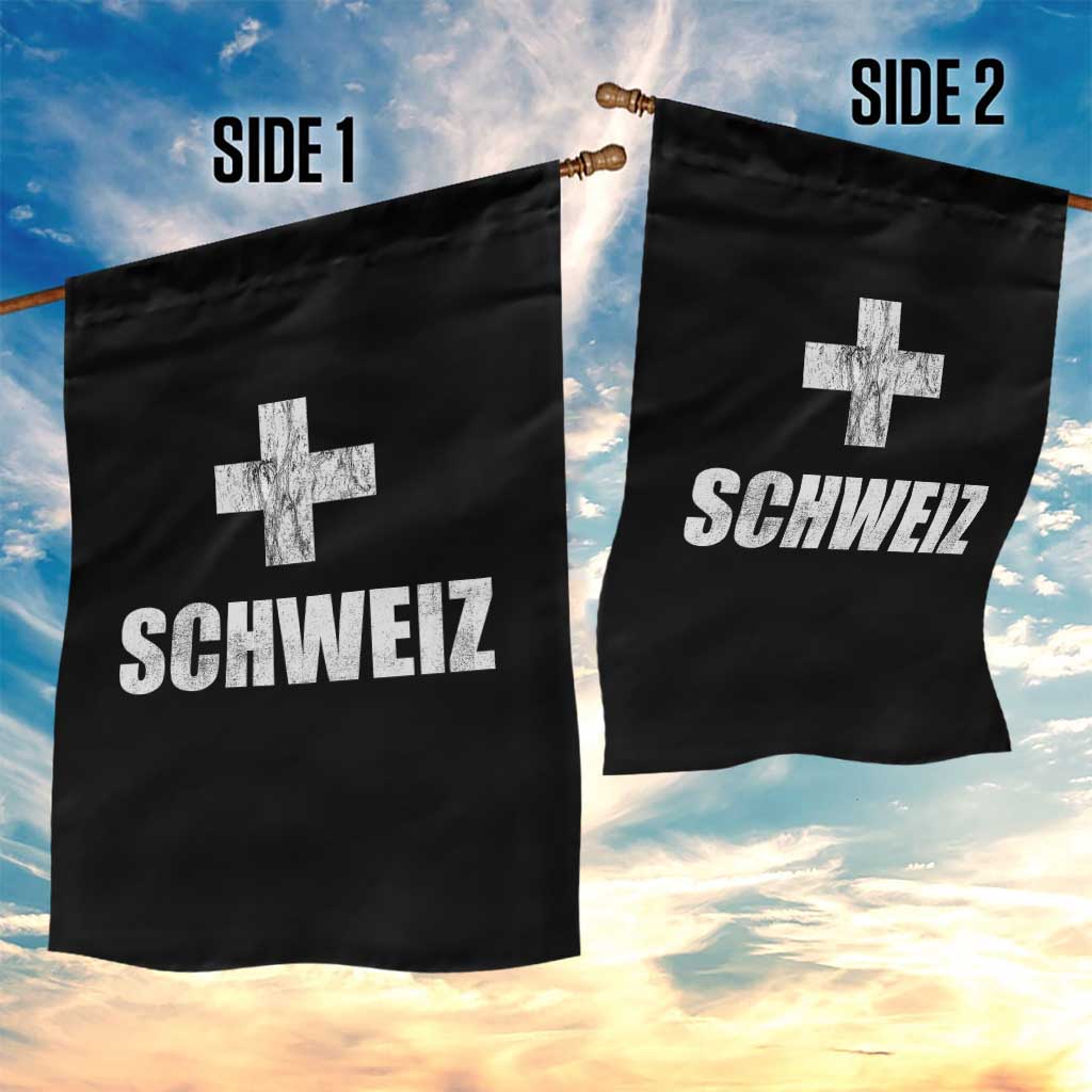 Schweiz Swiss German Vintage Cross Flag Switzerland Roots Garden Flag